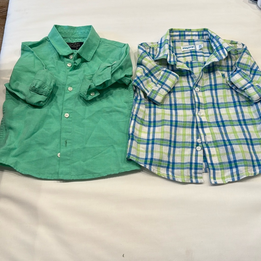Mayoral button down shirts